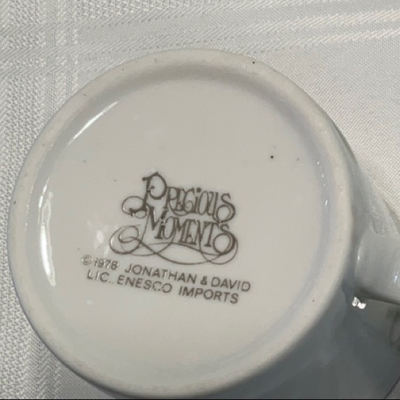Precious Moments Ceramic Cute Mug with Inspirational Design Vintage 1978 - Picture 6 of 6